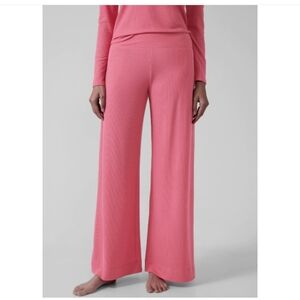 Athleta Pink Wide Leg Pants